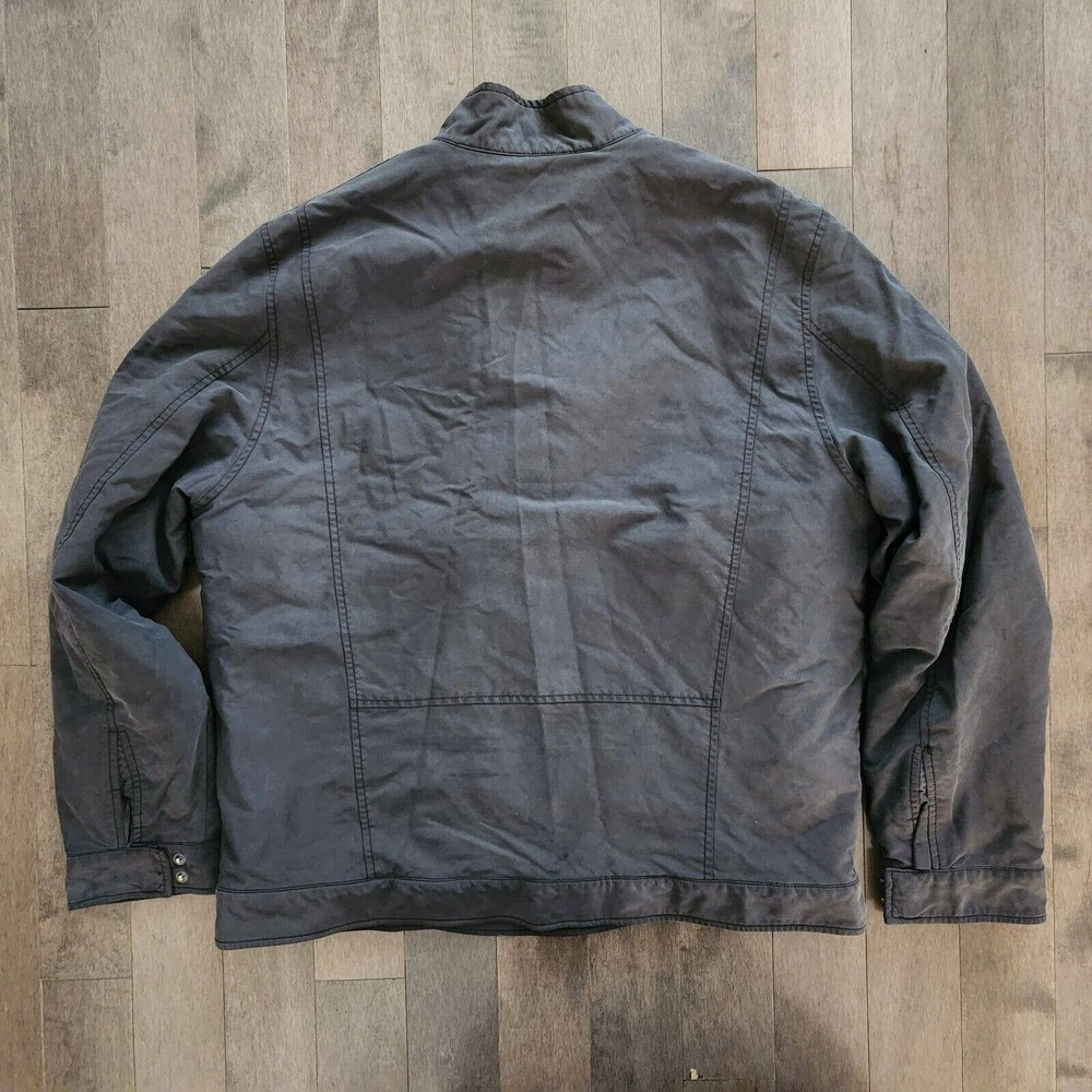 CALVIN KLEIN Men's Classic Zip-Front Members Only \ Bomber Jacket XL Iron Grey - Picture 11 of 11